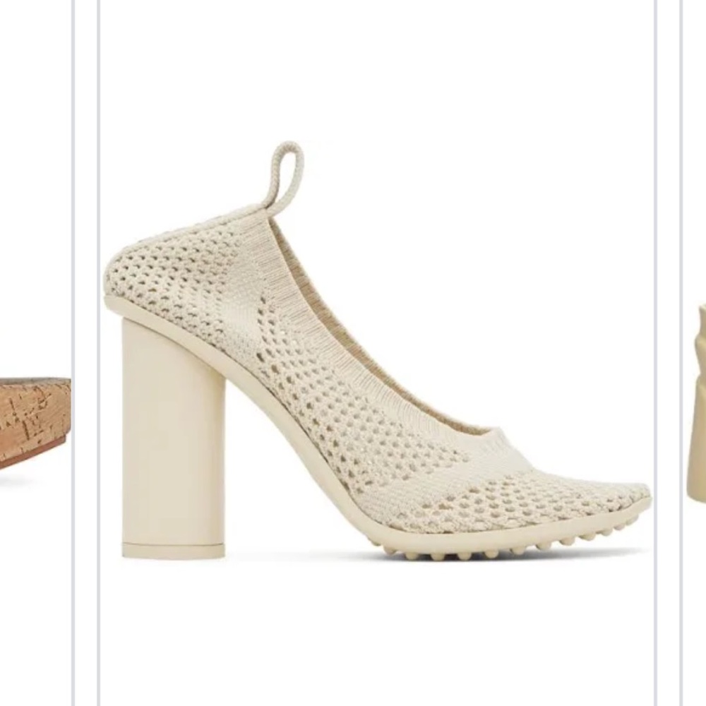 Bottega Veneta Cream Heels